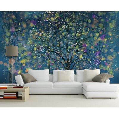 Latitude Run® Meridan Beam Abstract Tree Landscape Wall Mural Fabric in Black | 112 W in | Wayfair AE073CD236114C90A4ACC0A30A1C0513