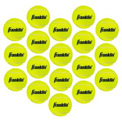 Franklin Sports 18 Pack Pressureless Practice Tennis Balls, Polyester | 2.7 W in | Wayfair 52091X