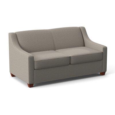 Edgecombe Furniture Phillips 68" Recessed Arm Sofa Bed w/ Reversible Cushions Polyester in Red | 34.5 H x 68 W x 36 D in | Wayfair 21958HSTAHAR03