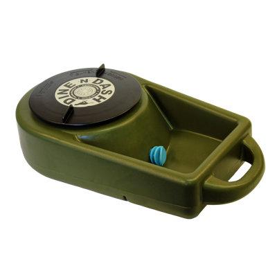 Dakota 283 Dine N Dash Feeding Bowl Plastic (affordable option) in Green | 6 H x 13 W x 23.25 D in | Wayfair D2-AM-DD-OLI