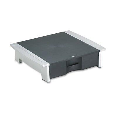 Fellowes Mfg. Co. Printer/Fax Machine Stand in Black/Gray | 5.25 H x 21.25 W x 18.06 D in | Wayfair FEL8032601