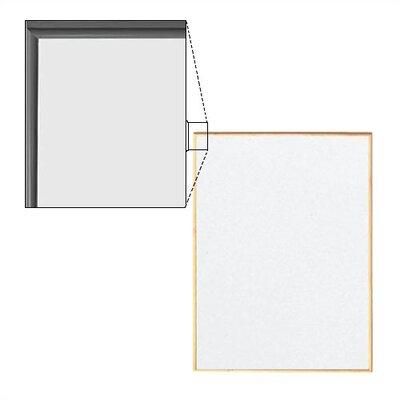 Peter Pepper Tactics® Wall Mounted Whiteboard Porcelain/Wood in White/Black | 36 H x 24 W in | Wayfair PDQ-TC2436-5-Black