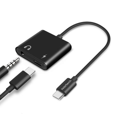 Naztech USB-C & 3.5mm Audio And Charge Adapter