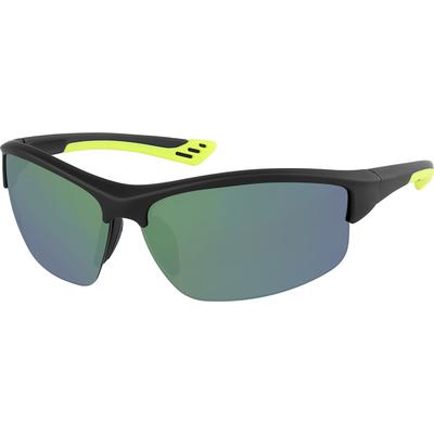 Zenni Men's Sunglasses Half-Rim Black Frame