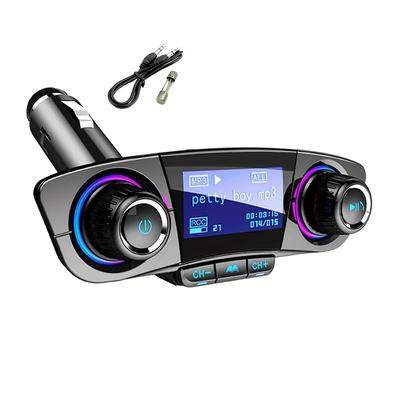 Car Fm Transmitter Mp3 Player Adapter Charger Handsfree