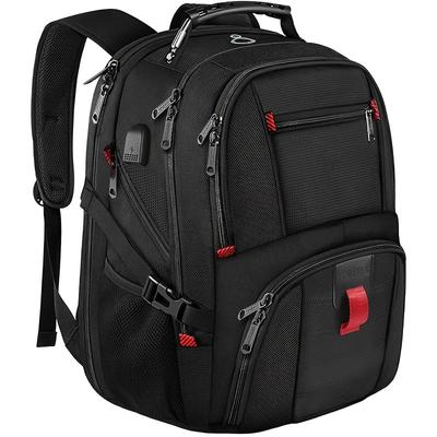 1pc Large Capacity Travel Backpack With Usb Chargi...