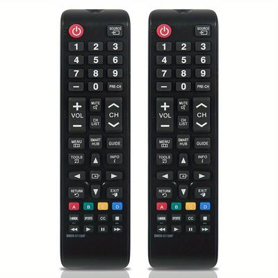 (pack Of 2) New Bn59-01199f Universal Replacement Remote Control For Lcd Led Hdtv 3d Smart Tvs, All Models