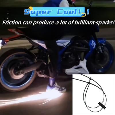 1pc, Sole Spark Stone, Motorcycle Cool Sparkling Props, Party Performance Props, Bicycle Skateboard Electric Car Motorcycle Show Props, Friction Can Produce A Lot Of Gorgeous Sparks!