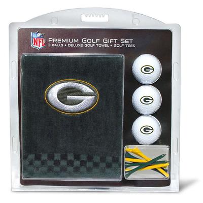 Green Bay Packers Embroidered Golf Gift Set