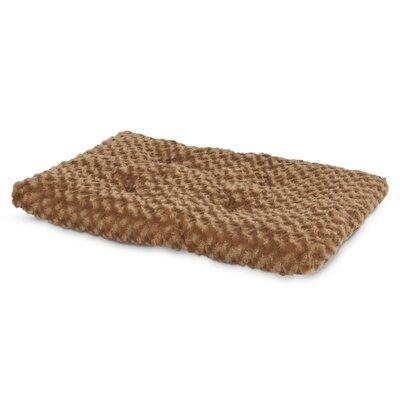 Petmate Plush Kennel Dog Mat Polyester in Brown | 2.25 H x 23.5 W x 16.5 D in | Wayfair 26864