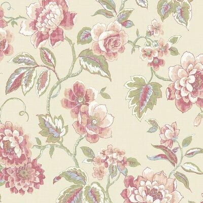 Bloomfield 32.7' x 20.5" Floral Roll Wallpaper Paper in White Accentuations by Manhattan Comfort | Wayfair NWAB42437