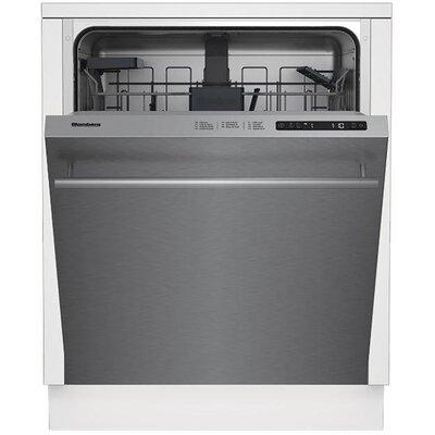 Blomberg 24" Dishwasher ADA w/Bar Handle 48dBA Top Control 6 cycle, Beam on Floor in Gray/White | 32.2 H x 23.56 W x 22.44 D in | Wayfair DW51600SS