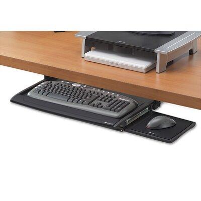 Fellowes Mfg. Co. Fellowes® Concept C2 Keyboard Drawer 14.75" H x 20.38" W Desk Keyboard Drawer in Black | 14.75 H x 20.38 W x 3.19 D in | Wayfair