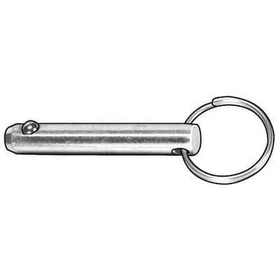 ZORO SELECT 30-51 Ring Pin,Detent,1/2x4 In,PK5