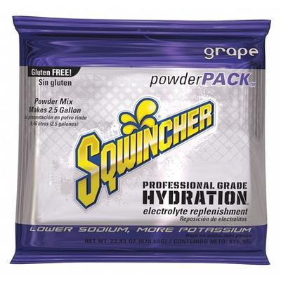 SQWINCHER 159016046 Sports Drink Mix Powder 23.83 oz., Grape
