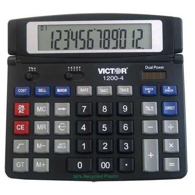 VICTOR TECHNOLOGY 1200-4 Calculator,Desktop,12 Digits