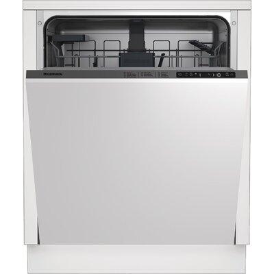 Blomberg 24in Dishwasher ADA Overlay 48dBA Top Control 6 Cycle, Beam on Floor, Stainless Steel in Gray | 32.2 H x 23.56 W x 22.44 D in | Wayfair