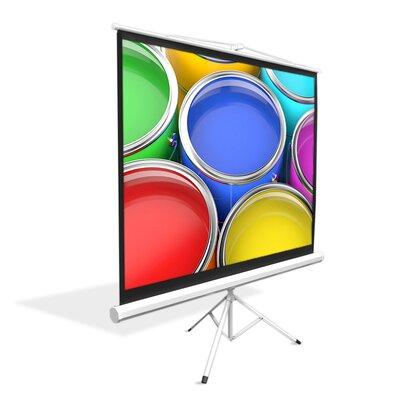 Pyle White Portable Projection Screen in Gray | 90 H x 57 W in | Wayfair PRJTP72