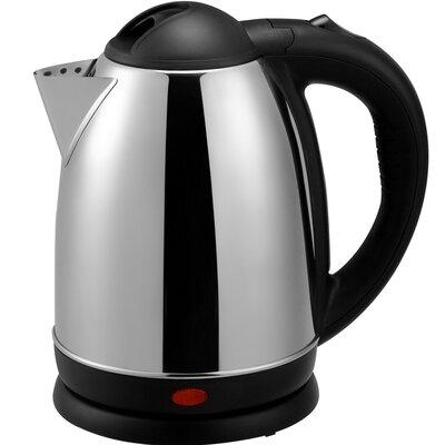 Brentwood Appliances 1.8 qt. Stainless Steel Electric Tea Kettle Stainless Steel in Gray | 7.3 H x 8.25 W x 8.7 D in | Wayfair KT-1790