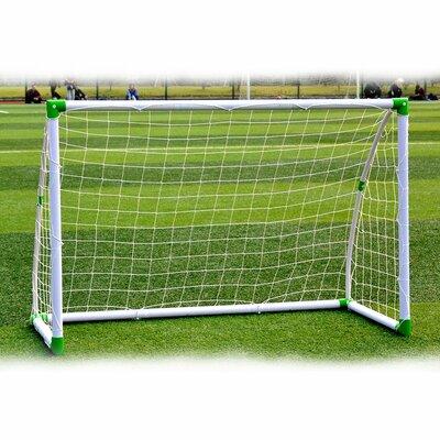 Ktaxon Soccer Goal w/ Net Straps, Anchor Ball Training Sets Plastic in White | 43.3 H x 11 W x 4.7 D in | Wayfair wf1-89013259