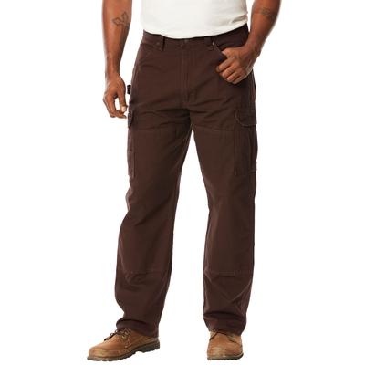 Men's Big & Tall Wrangler® Ripstop Cargo Pants by Wrangler in Dark Brown (Size 50 32)