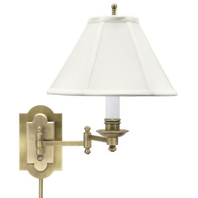 House of Troy Club Wall Swing Lamp - CL225-AB