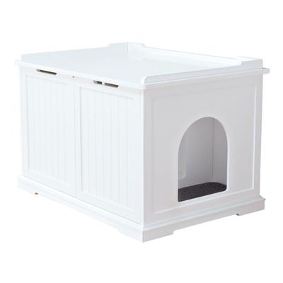 XL Wooden Litter Box Enclosure by TRIXIE in White