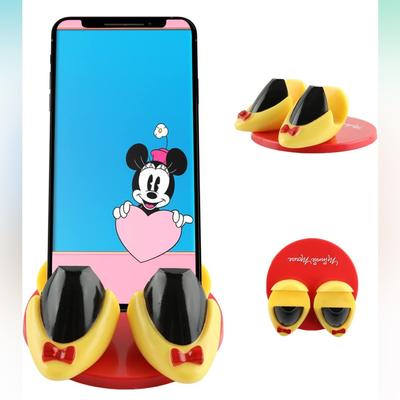 Disney Cell Phones & Accessories | Disney Minnie Mouse Iphone Smart Phone Holder For Office And Desk | Color: Red/Yellow | Size: Os