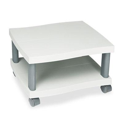 Safco Products Company Wave™ Mobile Printer Stand Plastic in Gray | 11.5 H x 20 W x 17.5 D in | Wayfair 1861GR