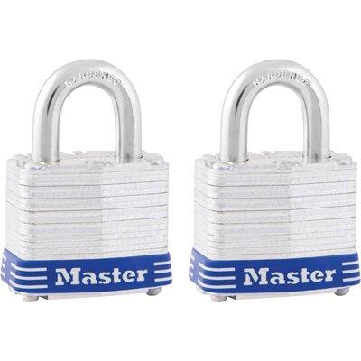 Master Lock Company Master Lock High Security Padlocks, Silver, 2 per Pack, Steel | 1.56 W in | Wayfair 3T