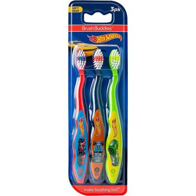 Brush Buddies Hot Wheels Toothbrush - 3 Pack