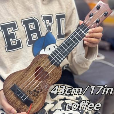 Kids' Playable Ukulele Toy Guitar, Halloween, Christmas And Thanksgiving Day Gift ( (accessory Color Random)