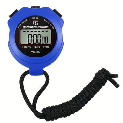 1pc Multi-functional Sports Stopwatch Timer For Training, Fitness, Track & Field, Referee Competition, Basketball, Football & More