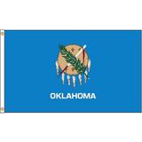 NYLGLO 144370 Oklahoma Flag,4x6 Ft,Nylon