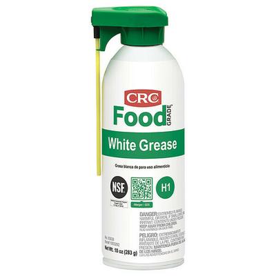 CRC 03038 White Grease, H1 Food Grade, NLGI Grade 2, 16 oz Aerosol Can