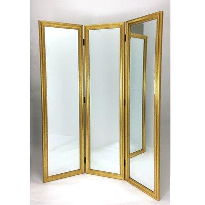 Rosdorf Park Bilbania 3 Panel Rectangular Dresser Mirror Resin | 72 H x 60 W x 2 D in | Wayfair ROSP4822 41991541