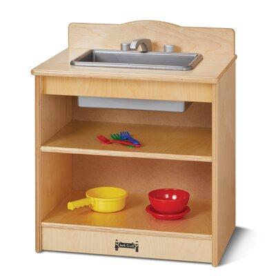 Jonti-Craft® Play Sink Kitchen Set Manufactured Wood in Brown | 23.5 H x 20 W x 15 D in | Wayfair 2428JC