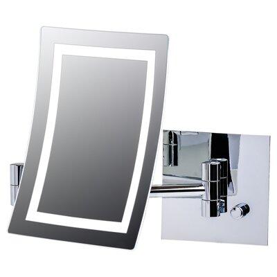 Ovente Modern & Contemporary Lighted Magnifying Vanity Mirror | 14.5 H x 10.7 W x 6.3 D in | Wayfair MSWA6387CH7X