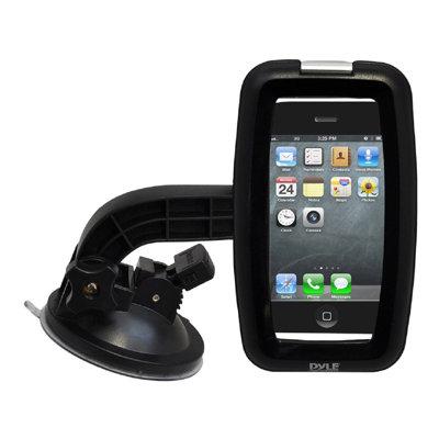 Pyle Windshield Dashboard Car Universal iPhone Mounting System in Black | 6.2 H x 7.07 W in | Wayfair PSIC55
