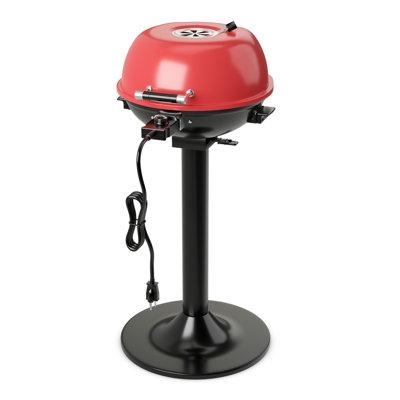 Topbuy Electric Bbq Grill Portable Standing Grill w/ Removable Non-stick Warming Rack Adjustable Temperature 1600 Watts Grill For Indoor | Wayfair