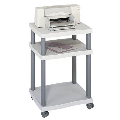 Safco Products Company Wave™ Mobile Printer Stand Plastic in Gray | 29.25 H x 20 W x 17.5 D in | Wayfair 1860GR