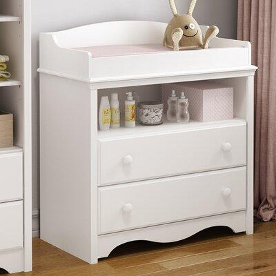 South Shore Angel Changing Table Dresser Wood in White | 39 H x 32.25 W x 16.5 D in | Wayfair 3680331