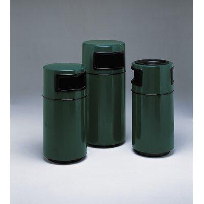Witt Side Entry Round Series Receptacle Trash Can Fiberglass in Green | 38 H x 18 W x 18 D in | Wayfair 7C-1838T-PD-34