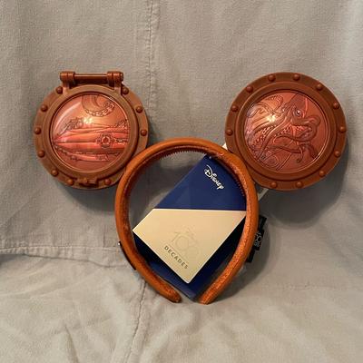 Disney Accessories | New Disney Parks 100 Years 20,000 Leagues Under The Sea 1950's Collection Ears | Color: Tan | Size: Os