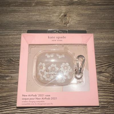 Kate Spade Cell Phones & Accessories | Kate Spade Airpods 2021 Daisies Case. Nwt. | Color: Pink/White | Size: Airpods 2021