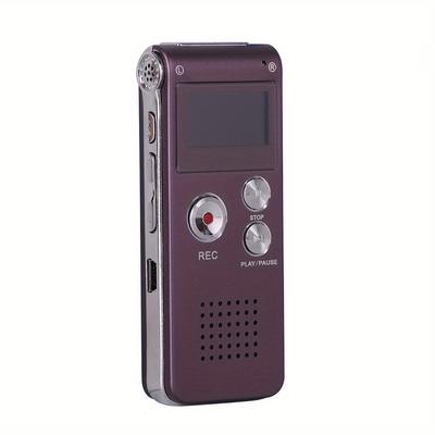 Multifunctional Rechargeable 8gb 650hr Digital Audio Voice Recorder Mp3 Player