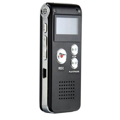 Multifunctional Rechargeable 8gb 650hr Digital Audio Voice Recorder Mp3 Player.