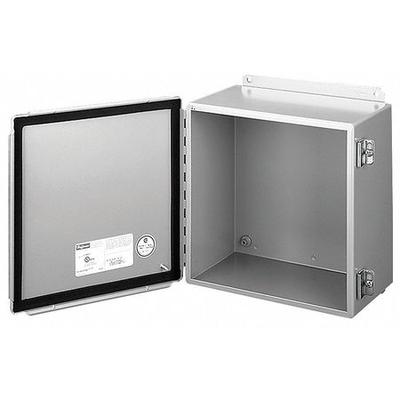 NVENT HOFFMAN A10086CH Carbon Steel Enclosure, 10 in H, 8 in W, 6 in D, NEMA