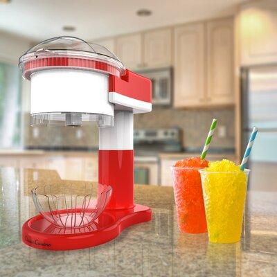 Classic Cuisine Shaved Ice Maker in Red/White | 9 H x 7 W x 12 D in | Wayfair M030210