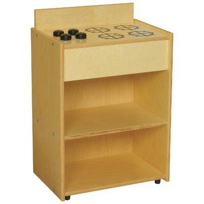 Childcraft Stove Kitchen Set Manufactured Wood in Brown | 28.25 H x 19 W x 13 D in | Wayfair 1526420